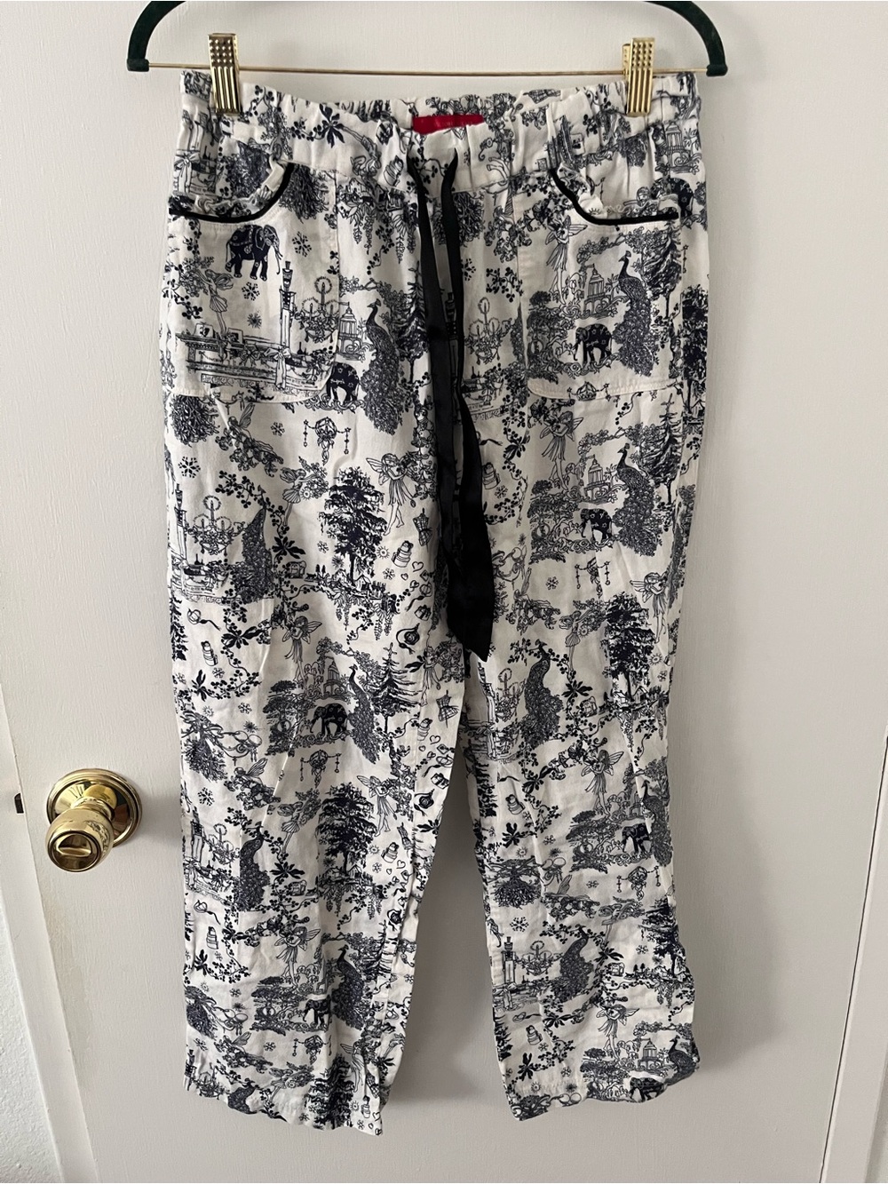 Victoria's Secret French Toile Cotton Lounge Pajama Pants Small